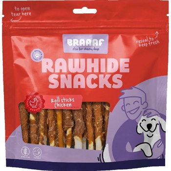 Braaaf Roll Sticks Chicken 12,5 cm 2 x 30 ks