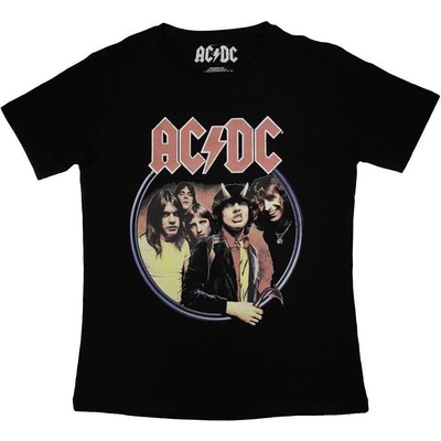 AC/DC Highway To Hell Circle Black L Дамски Риза (ACDCTS104LB03)