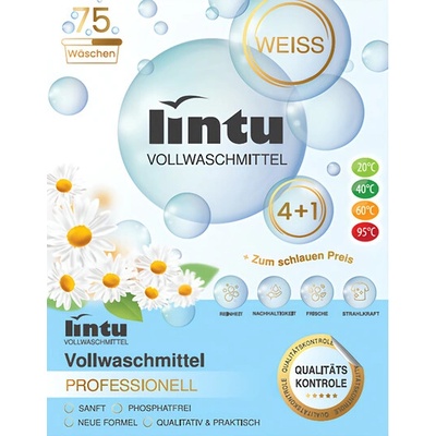Lintu prací prášek White 75 PD