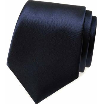 Pánska kravata tmavomodrá lesk