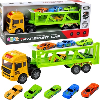 RKToys Kamion s auty se světlem a zvukem