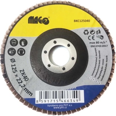 Magg Lamelový brusný kotouč 125 mm 40 BKC125040