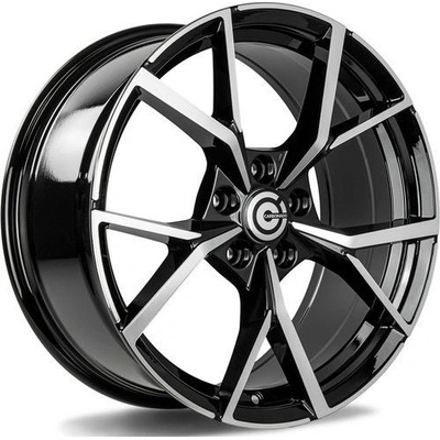 CARBONADO Predator 8x18 5x112 ET45 black front polished