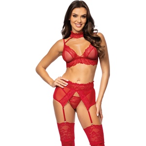 Beauty Night Velvet Sin Set Cherry L/XL