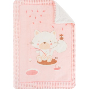 KikkaBoo Меко бебешко одеяло с шерпа Kikkaboo - Polar Fisher, 110 х 140 сm, Pink (31103020096)
