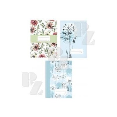 MFP Paper Školní sešit 544 bezdřevý Flowers mix