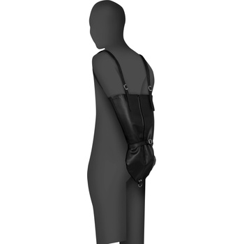 Image 1 of Ouch! Xtreme Zip-up Full Sleeve Arm Restraint Black