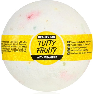 Beauty Jar Tutty Fruity бомбичка за вана с витамин Е 150 гр