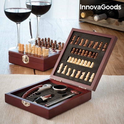 2317 Set na Víno a Šach InnovaGoods (37 častí)