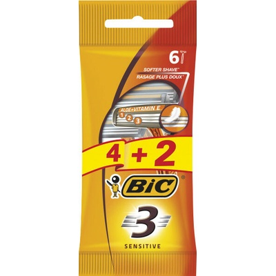 Bic 3 Sensitive 6 ks