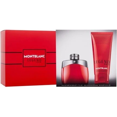 Mont Blanc Legend Red подаръчен комплект: EDP 50 ml + душ гел 100 ml за мъже