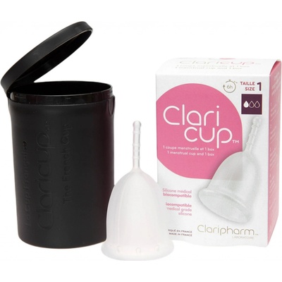 Claricup menstruační kalíšek čirý vel. 1 – Zbozi.Blesk.cz