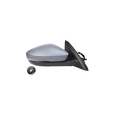 Pravé zpětné zrcátko ŠKODA OCTAVIA III | 2017-2020 | elektrické, elektricky sklápěné, vyhřívané, pro lak | VIEWMAX