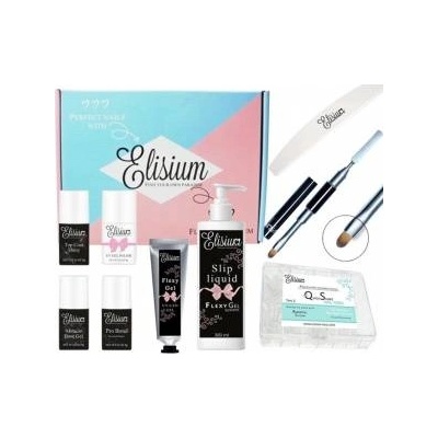Elisium Комплект за маникюр с гел Elisium, FlexyGel, 9 елемента
