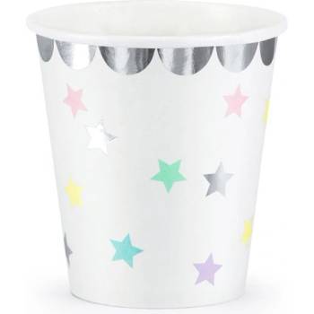 Party Deco Парти Чаши на Звездички - (1 пакет / 6 бр. )