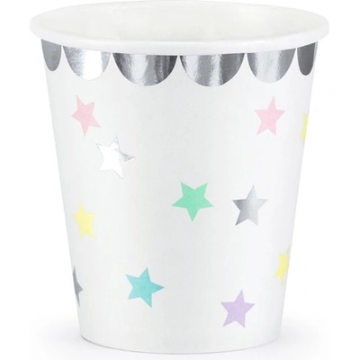 Party Deco Парти Чаши на Звездички - (1 пакет / 6 бр. )