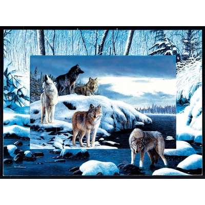 SunsOut - Puzzle Ice Wolves - 1 000 piese