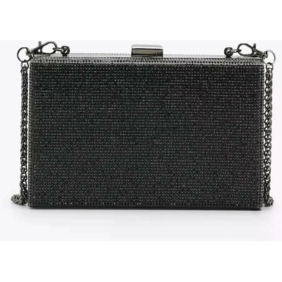 Axel Accessories Večerní psaníčko Axel se strass kamínky a řetízkem černé