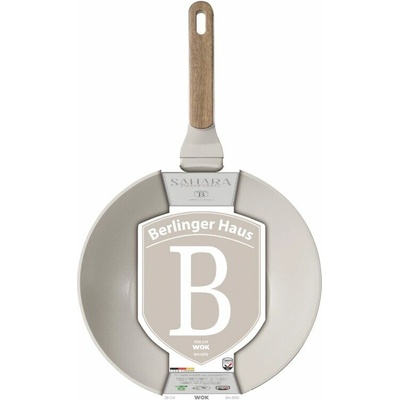 BERLINGERHAUS Pánev WOK s titanovým povrchem 28 cm Sahara Nordic Collection BH-8315
