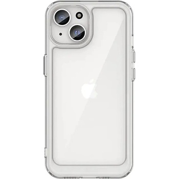 HQWear Кейс с гъвкава рамка HQWear Outer Space за iPhone 15 Plus, прозрачен (9145576279649)