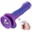 HiSmith HSA70 Dream Sky Silicone Vibrating Dildo KlicLok 8.38" Purple
