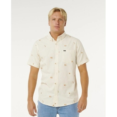 Rip Curl Skelly Breach košel'a dlhý rukáv off white 3