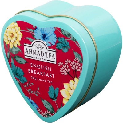Ahmad Tea Heart Caddy English Breakfast sypaný 30 g