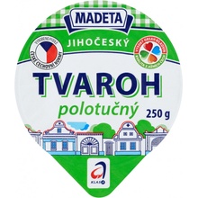 Madeta Jihočeský Tvaroh polotučný 250 g