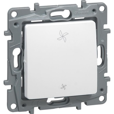 Legrand Ключ за управление на вентилация цвят Бял Niloe - 664791 (664791)