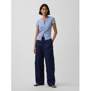 GAP Панталони Twill Easy Barrel GAP GAP | Sin | ЖЕНИ | XS