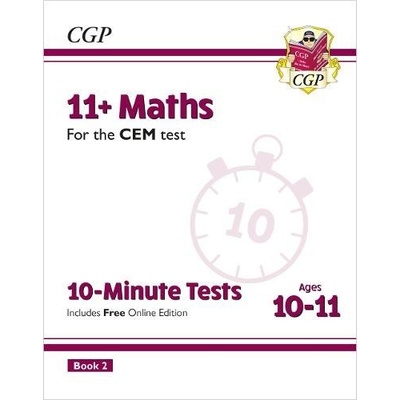 New 11+ CEM 10-Minute Tests: Maths - Ages 10-11 Book 2 (with Online Edition) (Books CGP)(Paperback / softback)