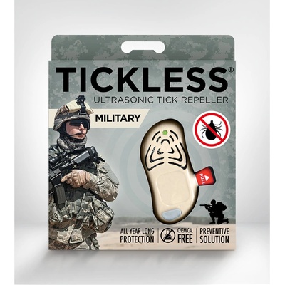 Tickless ultrazvukový odpuzovač klíšťat MILITARY beige
