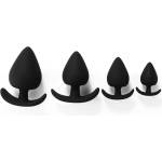 Kiotos Silicone Anchor Anal Plug Set Black