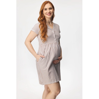 Doctor Nap Нощница за бременни и кърмачки Stripes (TCB9928Stripe_kos)