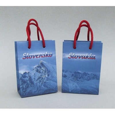 Slovensko-Kriváň, papierová taška 8x11x4cm (XS)