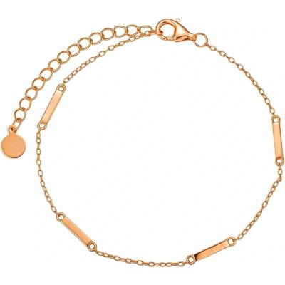 Olivie stříbrný řetízkový náramek ROSE 8955