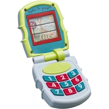 Vulli Interaktivní hračka Hrající telefon žirafa Sophie zelený/modrý HRALS4164B