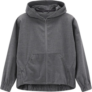 Jeanne Baret Дамско ежедневно яке Jeanne Baret Women's Primrose Hood Jacket Hoodie - Grey Mel. - размер 36 (EU) (103-2765-0112)