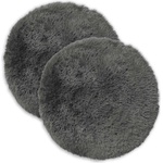 vidaXL Калъфка за възглавница 2 pcs HEERLEN Светлосиво Ø 40 cm (922425)