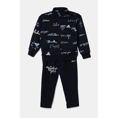 adidas dětská tepláková souprava LK BLUV TS IV9445 tmavomodrá