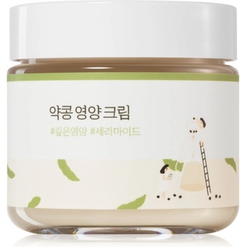 ROUND LAB Soybean Nourishing Cream дълбоко хидратиращ крем в дълбочина с анти-бръчков ефект 80ml