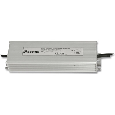 Ecolite El. trafo,230V-12V,16.7A,200W DX-WP-200W/IP67