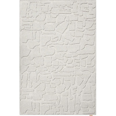 Agnella Светлосив вълнен килим 133x190 cm Morphic Dunes - Agnella (5901760414166)