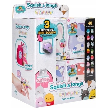 Squishmallows Squish-a-longs Balenie 3 cukríkov s klipom