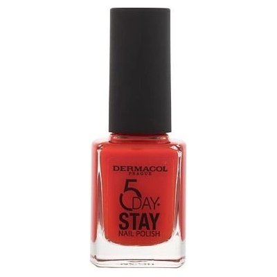 Dermacol 5 Day Stay lak na nehty 21 Monroe Red 11 ml