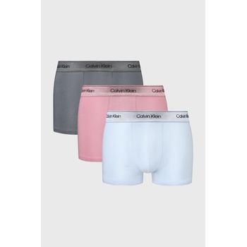 Calvin Klein 3PACK памучни боксерки Calvin Klein Icon Cotton Stretch Metalic (3pLV00NB4575_box)