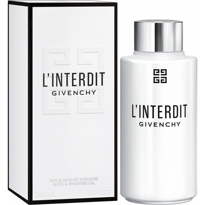 Givenchy L´ Interdit kúpeľový a sprchový olej 200 ml