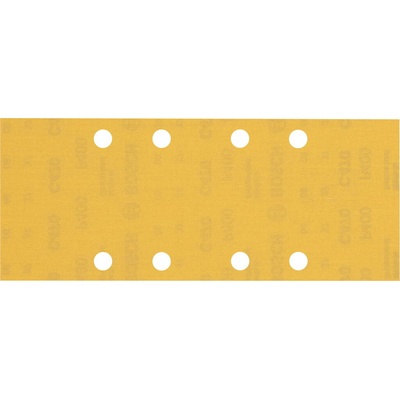 Bosch Brúsny papier EXPERT C470 s 8 otvormi pre orbitálne brúsky 93 × 230 mm, zrnitosť 400, 10 ks 2608900839