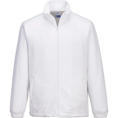 PortWest Mikina ESD AS26 na zip fleece antistatická černá