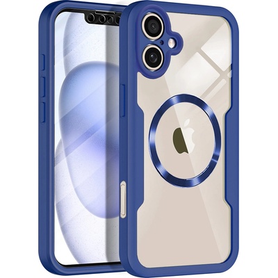 Techsuit Калъф за iPhone 17 - ColorVerse 360 MagSafe Series + Скрийн протектор - син